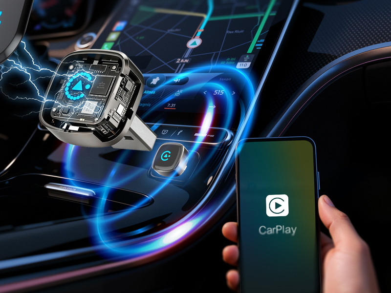 High quality 2-in-1 wireless CarPlay adapter High quality 2-in-1 wireless CarPlay adapter